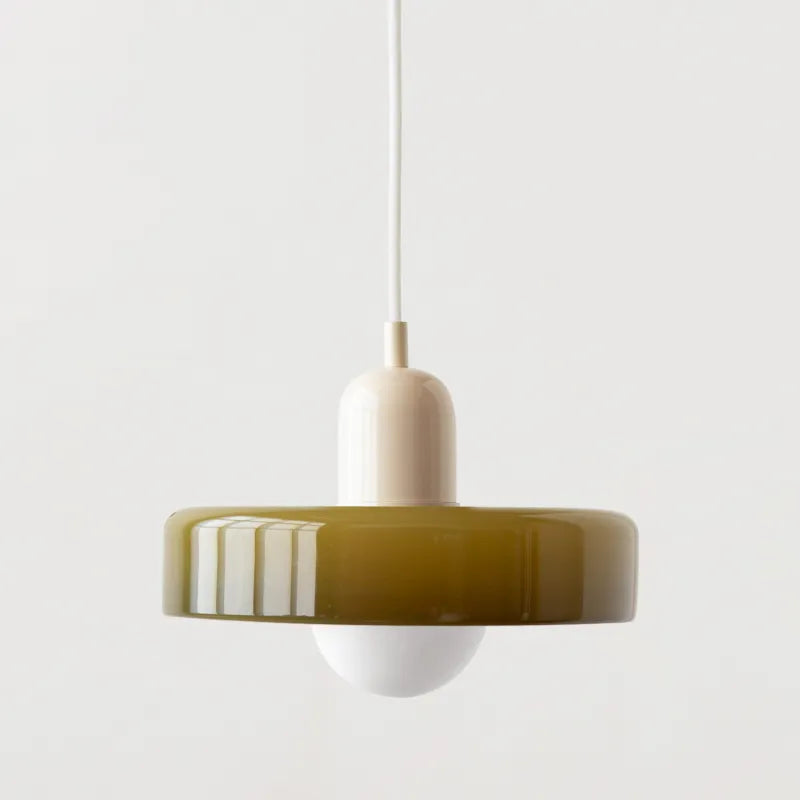 Avero Disc Pendant Lamp – Contemporary Glass Balance