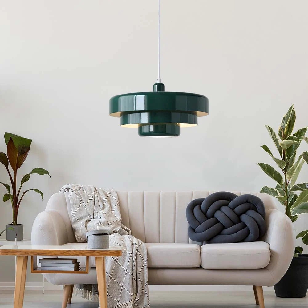 Chroma Arc Pendant Light – Modern Multi-Tone Layered Ceiling Lamp