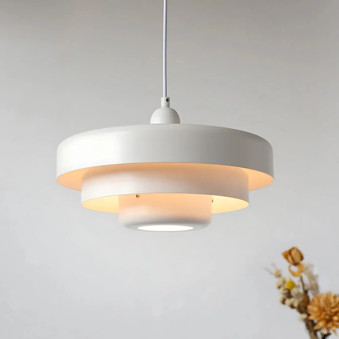 Chroma Arc Pendant Light – Modern Multi-Tone Layered Ceiling Lamp
