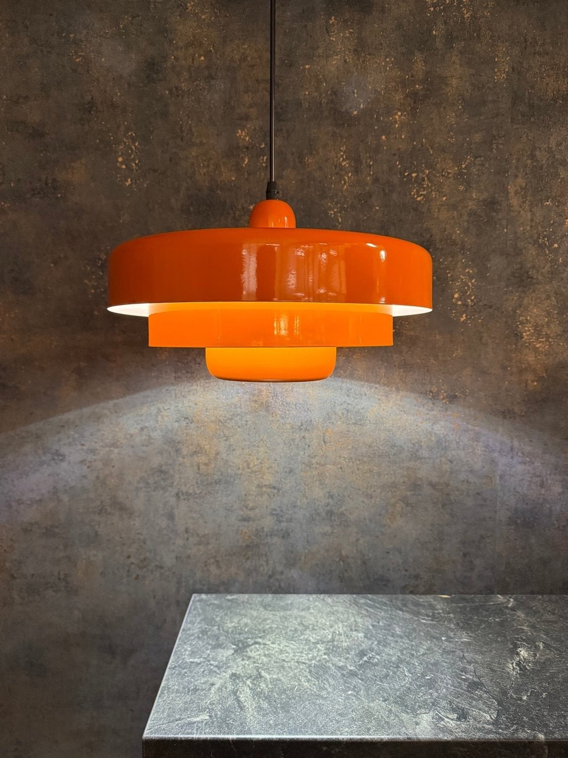 Chroma Arc Pendant Light – Modern Multi-Tone Layered Ceiling Lamp
