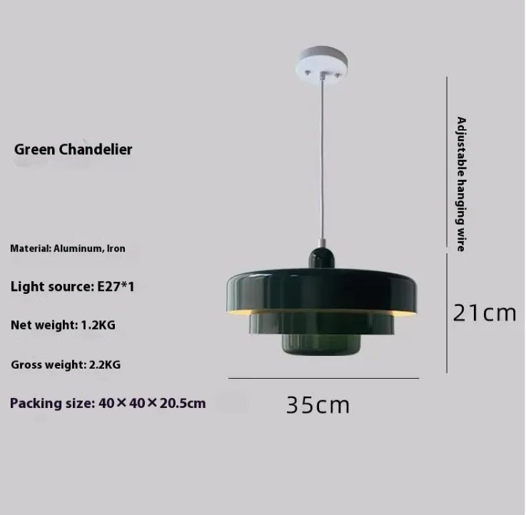 Chroma Arc Pendant Light – Modern Multi-Tone Layered Ceiling Lamp