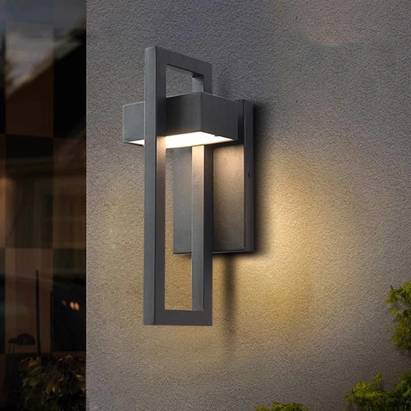 Eden Outdoor Wall Sconce – Sleek Modern Waterproof Exterior Light