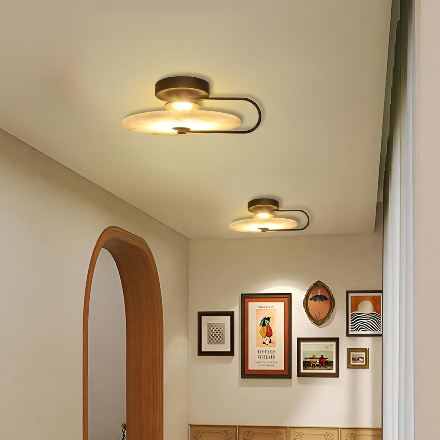 Elysian Marble Wall Light - goldenlumen
