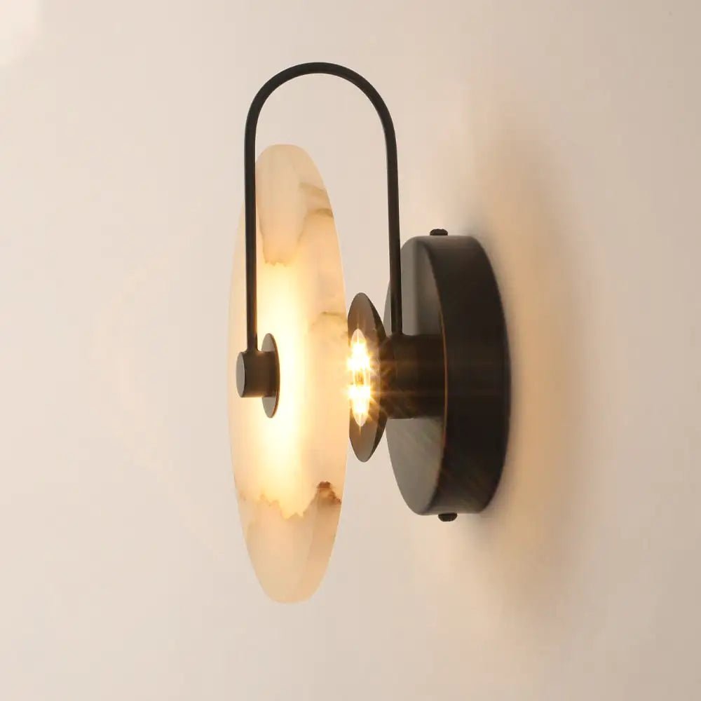 Elysian Marble Wall Light - goldenlumen