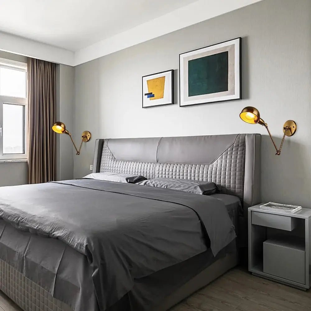Extendable Industrial Wall Lamp - goldenlumen