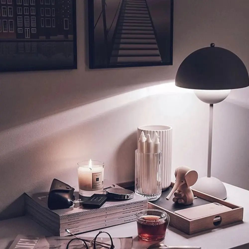 Flowerpot Mushroom Cordless Table Lamp - goldenlumen