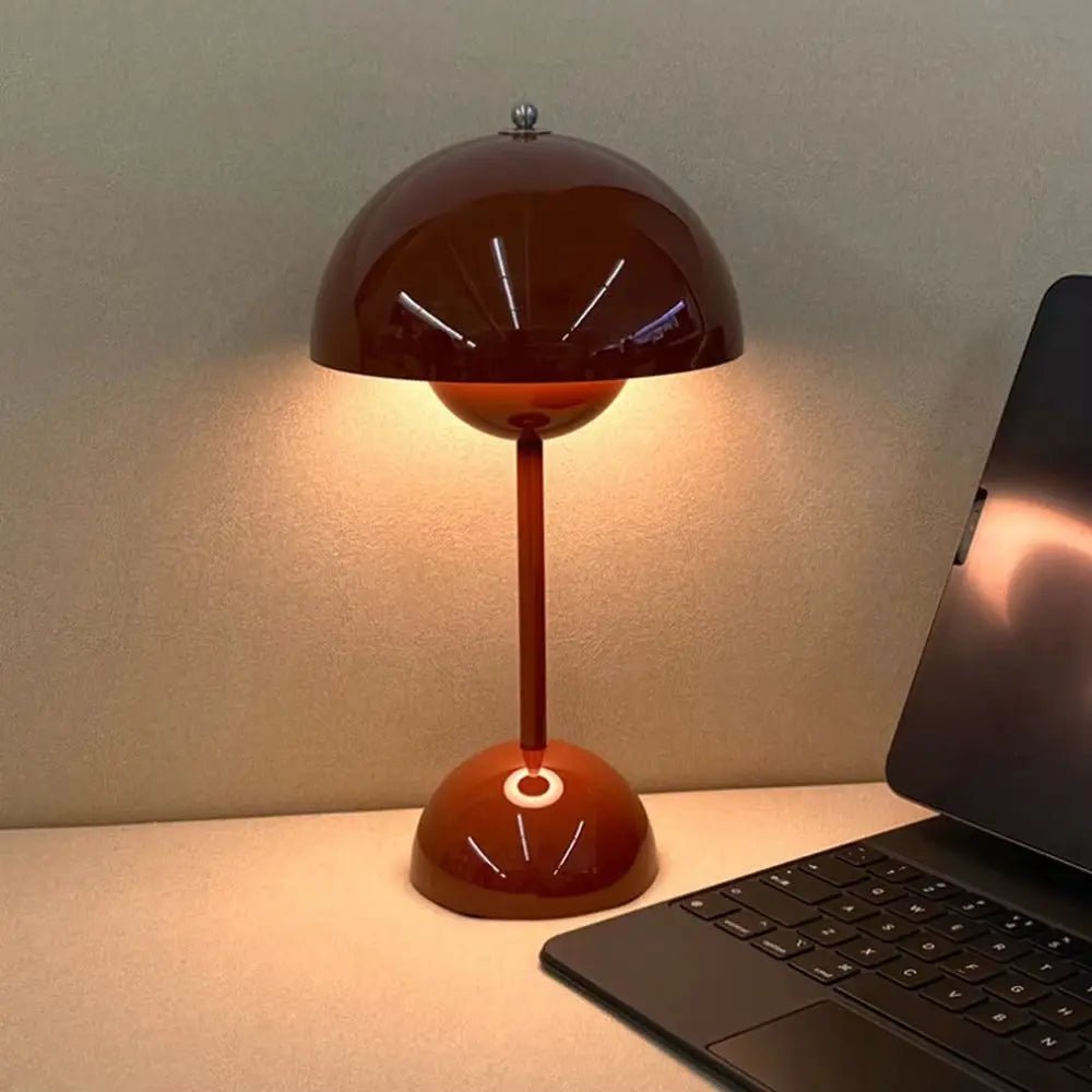 Flowerpot Mushroom Cordless Table Lamp - goldenlumen