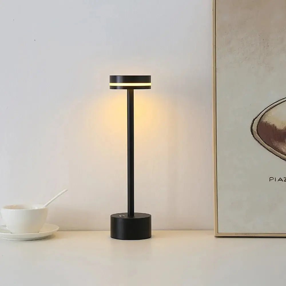 Geo Luxe Cordless Table Lamp - goldenlumen
