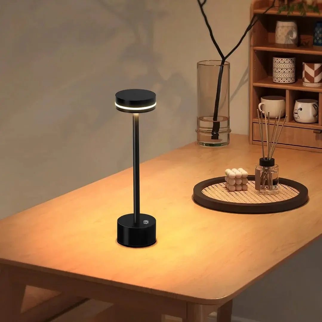 Geo Luxe Cordless Table Lamp - goldenlumen