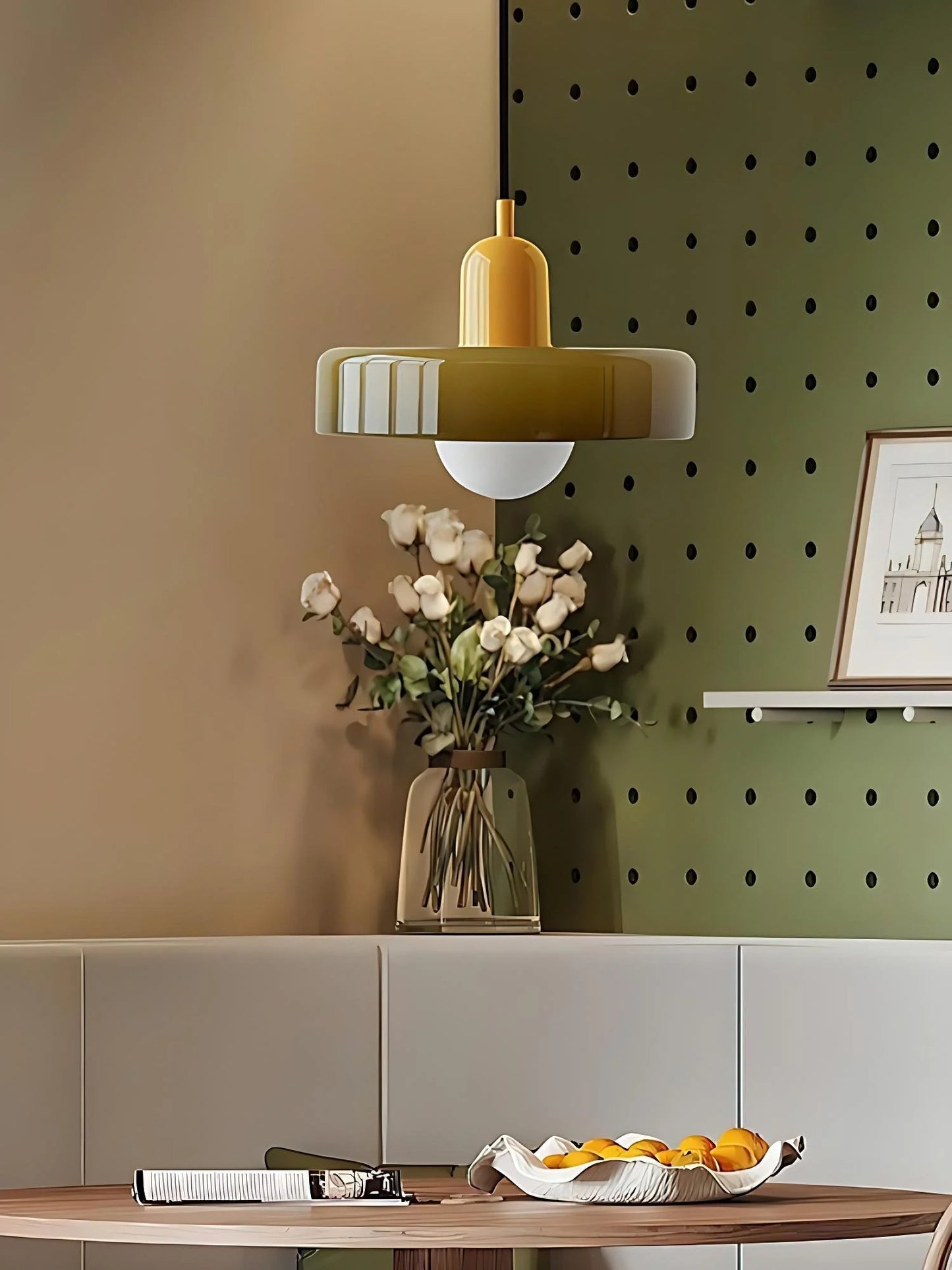 Avero Disc Pendant Lamp – Contemporary Glass Balance