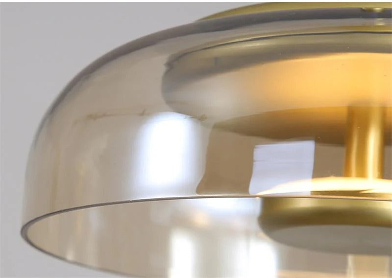 Aurelio Glass Dome Pendant Light – Modern Hanging Light