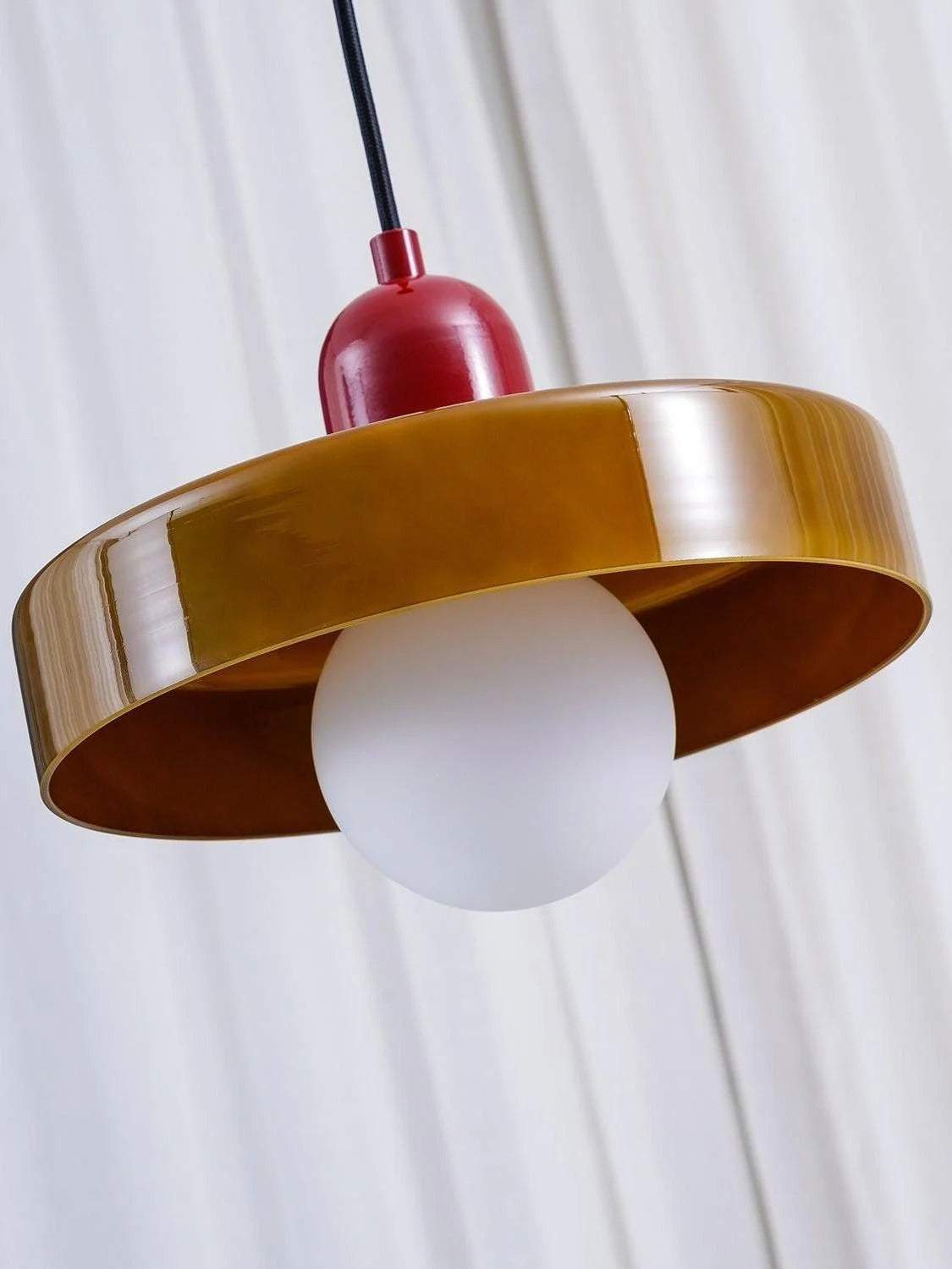 Avero Disc Pendant Lamp – Contemporary Glass Balance