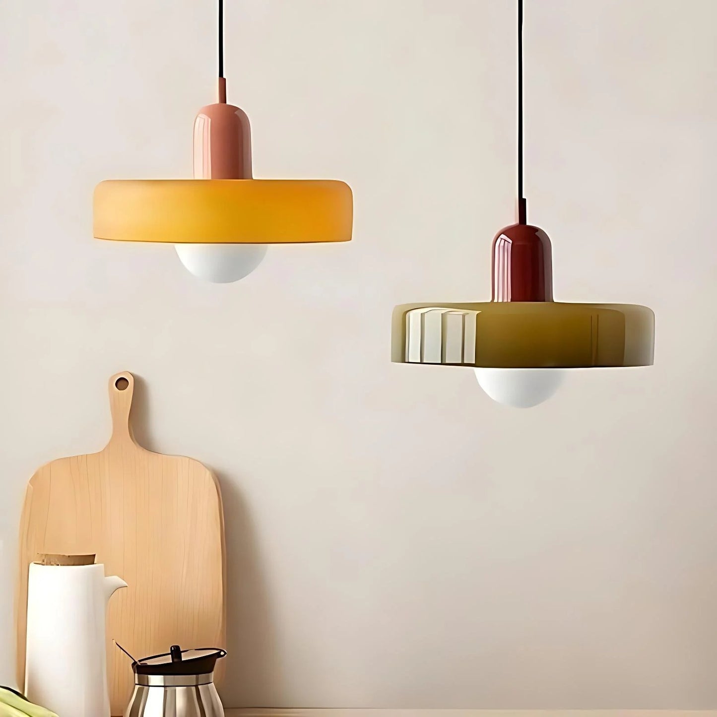 Avero Disc Pendant Lamp – Contemporary Glass Balance