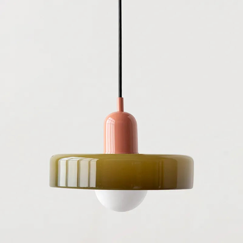 Avero Disc Pendant Lamp – Contemporary Glass Balance