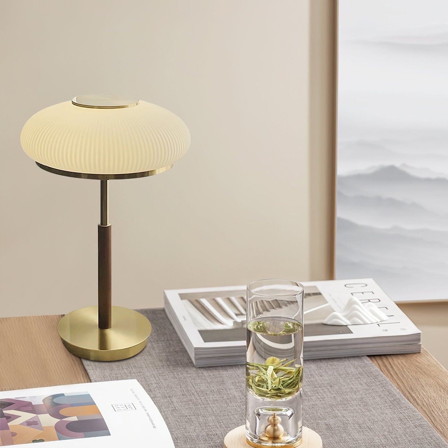 Matsutake Bloom Table Lamp – Elegant Table Lighting