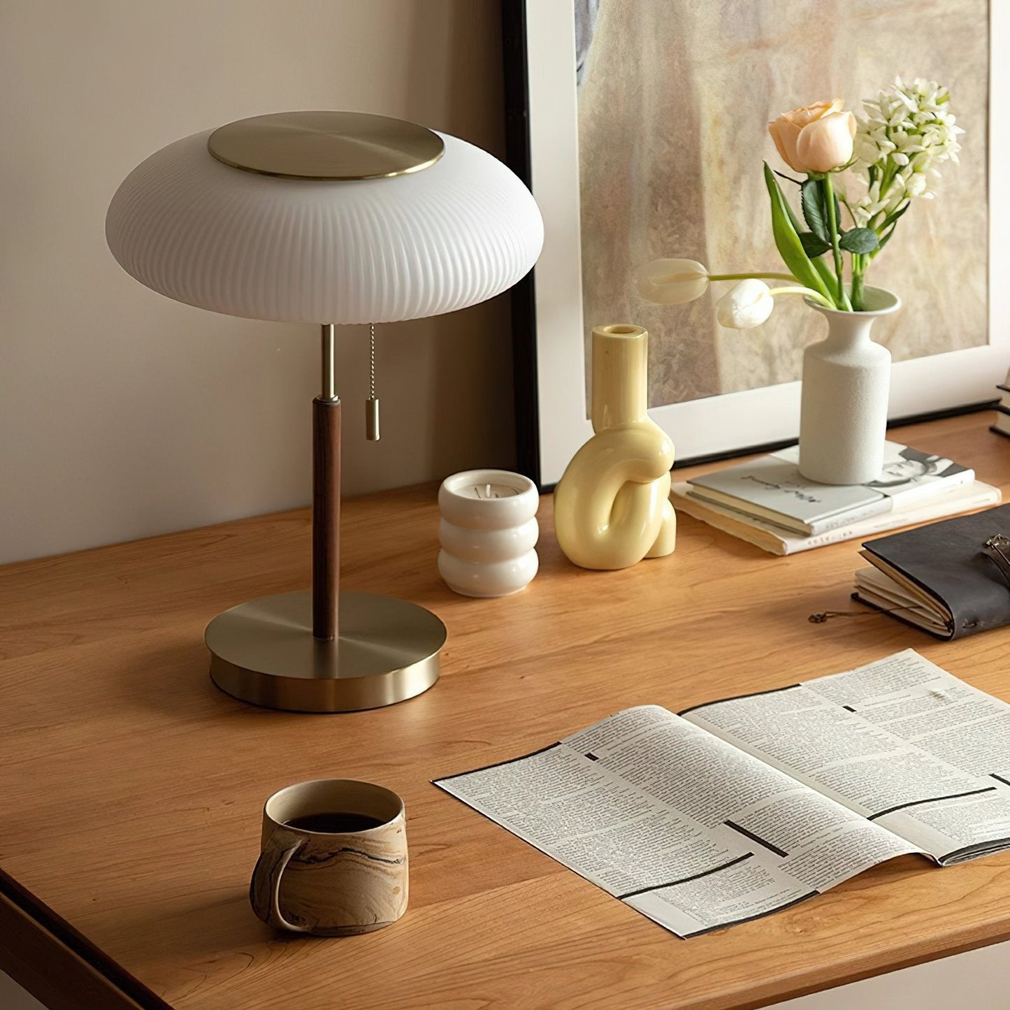 Matsutake Bloom Table Lamp – Elegant Table Lighting