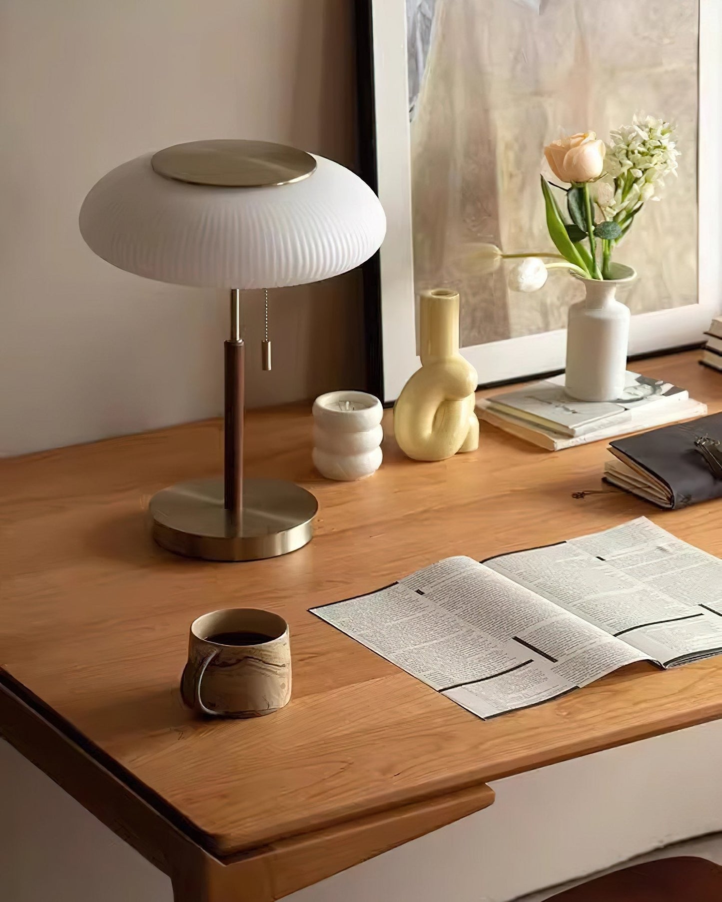 Matsutake Bloom Table Lamp – Elegant Table Lighting