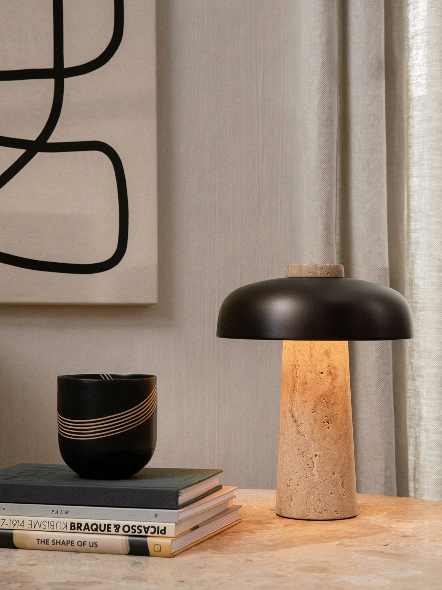 NaturaStone Table Lamp - goldenlumen