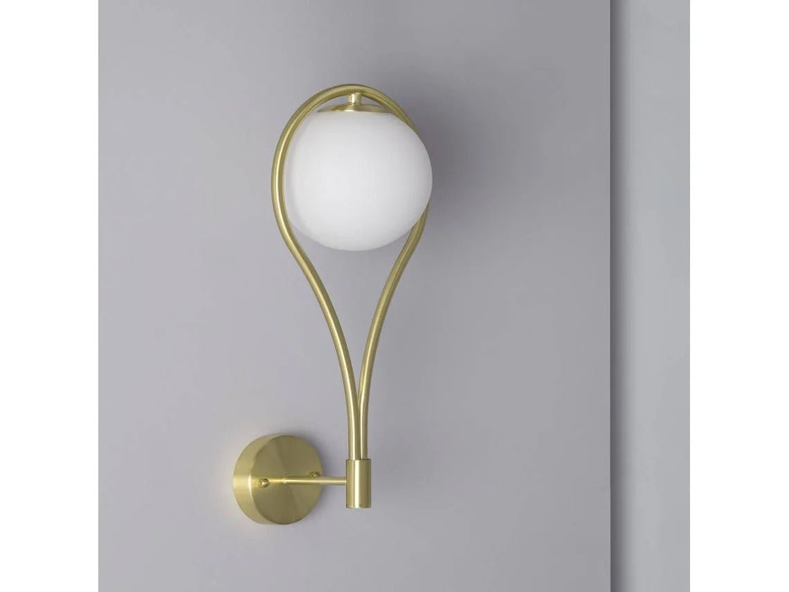 Nordic Aurea Droplet Wall Sconce – Timeless Scandinavian Design