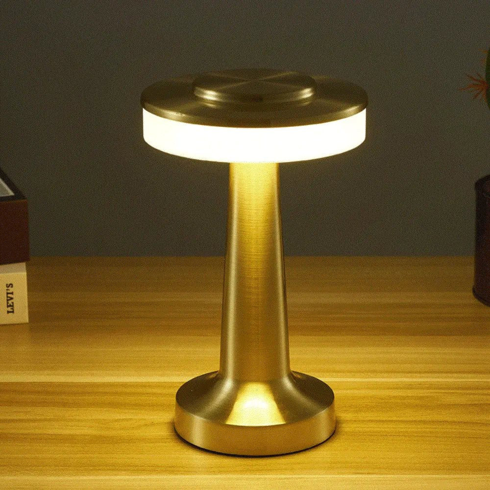 Retro Luxe cordless Table Lamp - goldenlumen