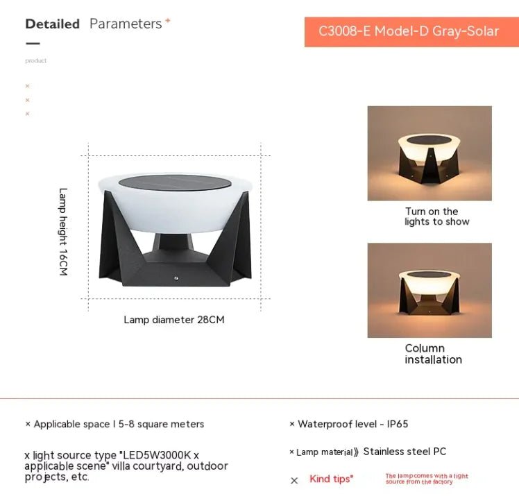 Solaris Pathway Light – Modern Outdoor Illumination
