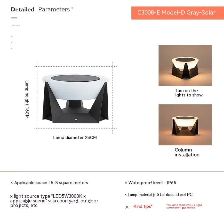 Solaris Pathway Light – Modern Outdoor Illumination
