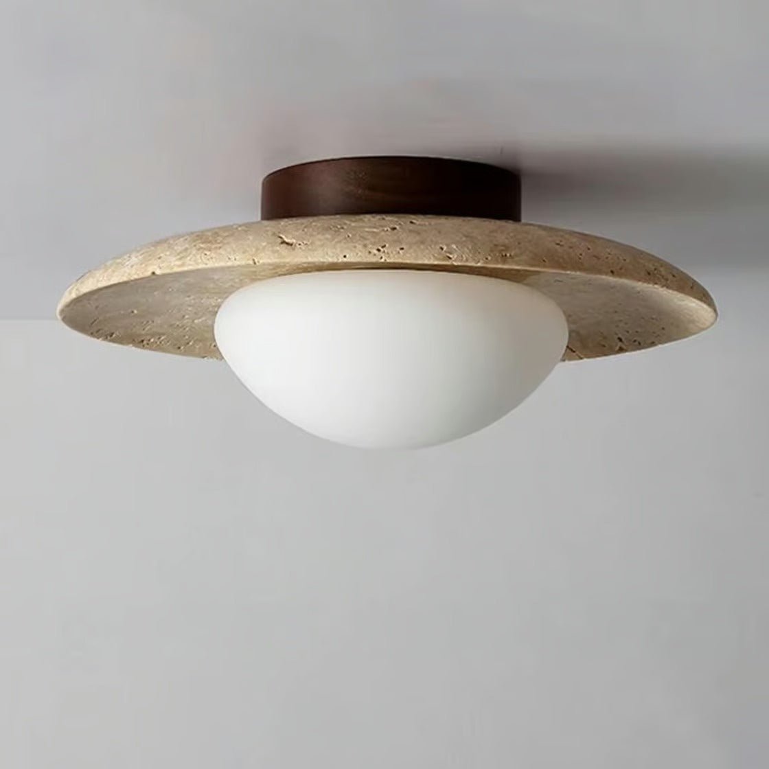 Sorai Travertine Collection– Minimal Japandi Lighting