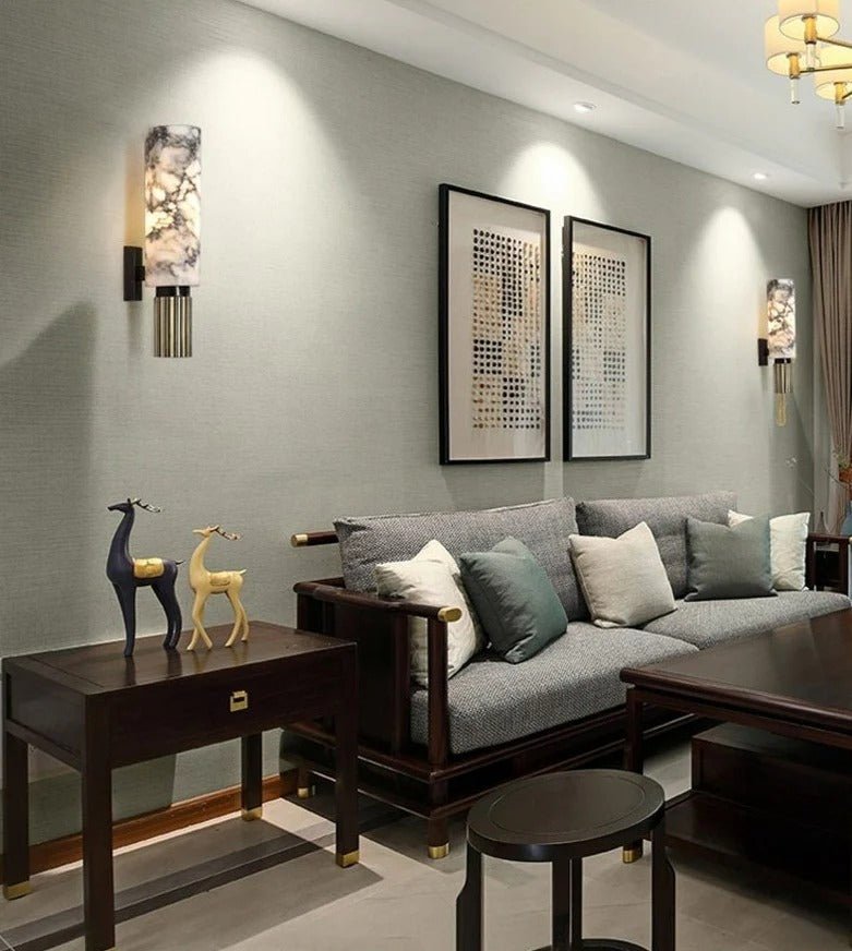 Vero Essence Wall Lamp – Organic Design with Natural Marble