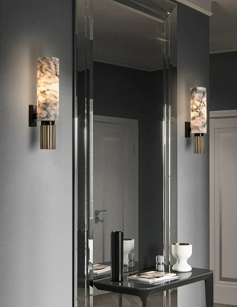 Vero Essence Wall Lamp – Organic Design with Natural Marble