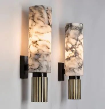 Vero Essence Wall Lamp – Organic Design with Natural Marble