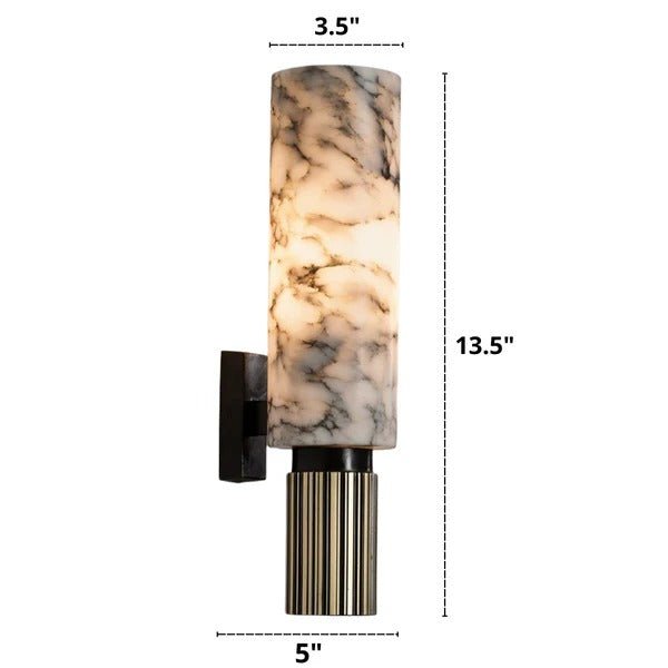 Vero Essence Wall Lamp – Organic Design with Natural Marble