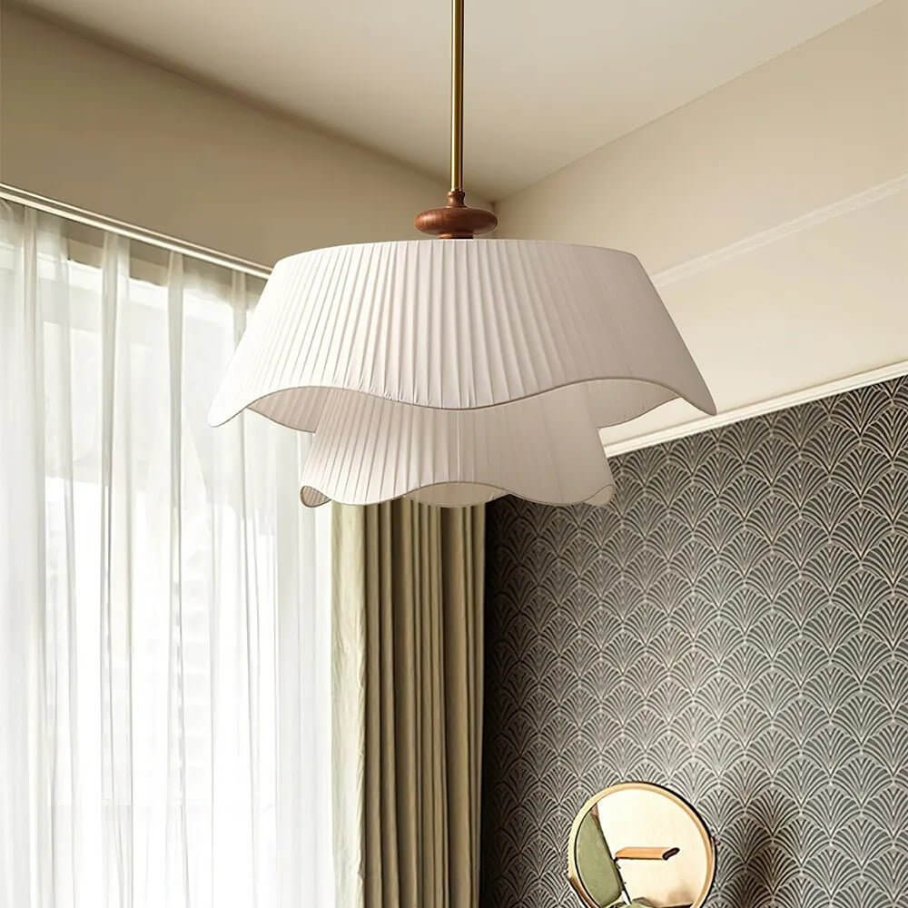 Whisper Pendant Lamp – Flowing Sculptural Fabric
