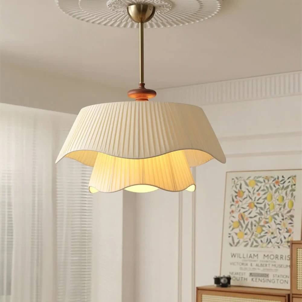 Whisper Pendant Lamp – Flowing Sculptural Fabric