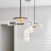 Aurelio Glass Dome Pendant Light – Modern Hanging Light
