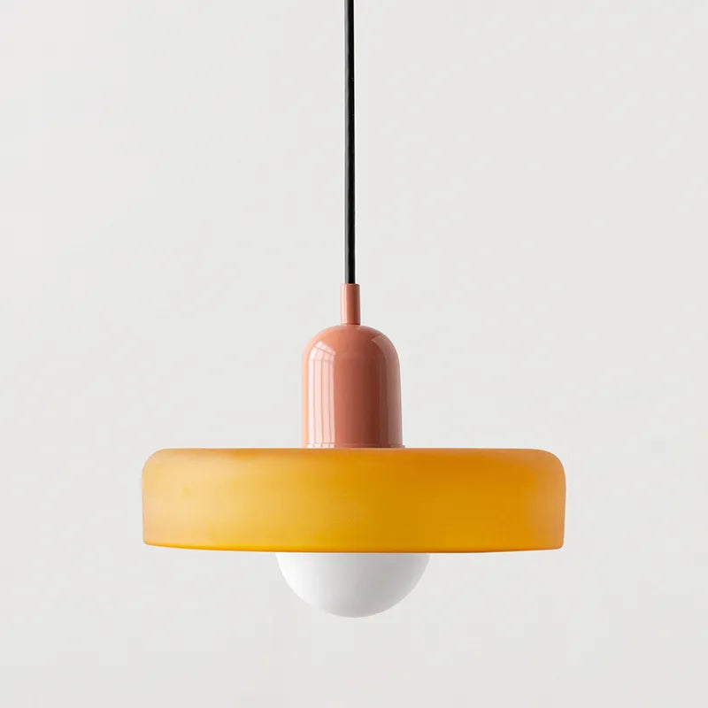 Avero Disc Pendant Lamp – Contemporary Glass Balance