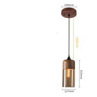 Auren Pendant Collection – Amber Glass Pendant Lights