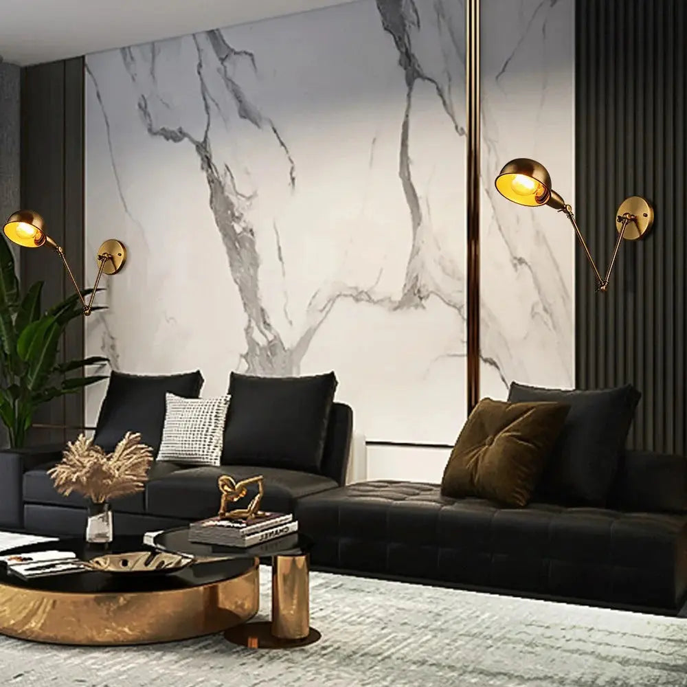 IndustrialExtend Sconce goldenlumen
