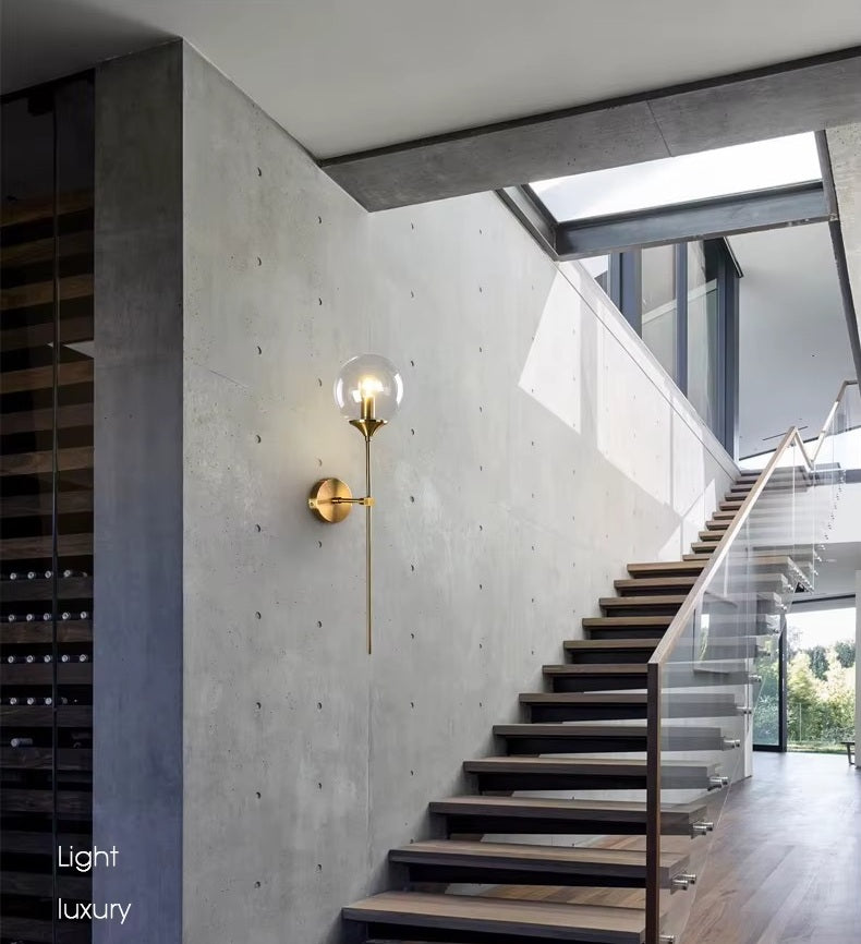 LuxeGlass Wall Light