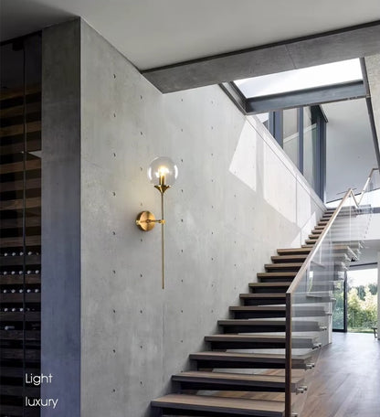 LuxeGlass Wall Light