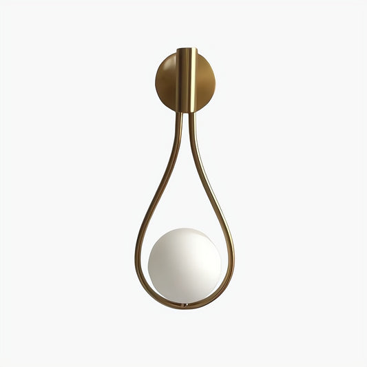 Nordic Aurea Droplet Wall Sconce – Timeless Scandinavian Design