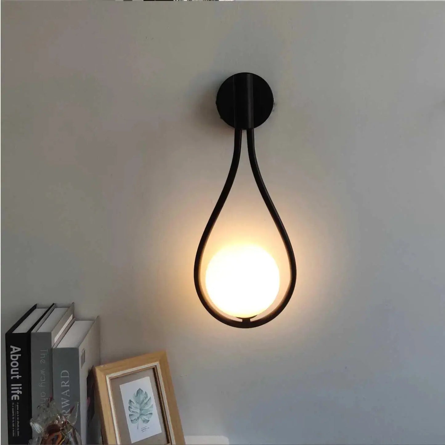 Brass Sphere Sconce - goldenlumen
