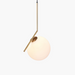 Velora Pendant Lamp– Frosted Glass & Brass