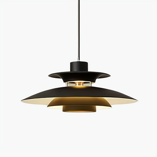 Umbrella Pendant Light – Pleated Shade in Black, Gold, White & More