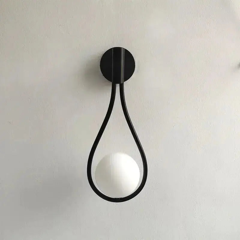 Brass Sphere Sconce - goldenlumen