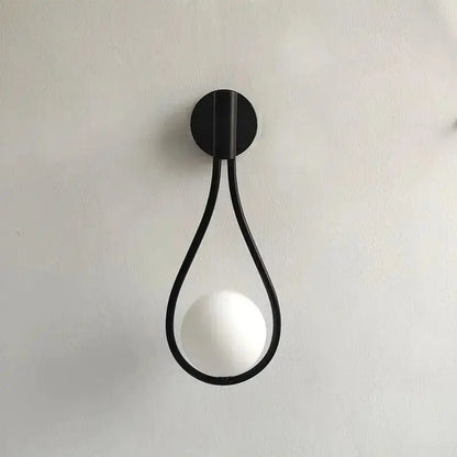 Brass Sphere Sconce - goldenlumen