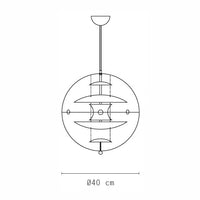 VP Halo Pendant Lamp – Modern Globe Ceiling Light