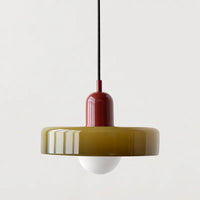 Avero Disc Pendant Lamp – Contemporary Glass Balance