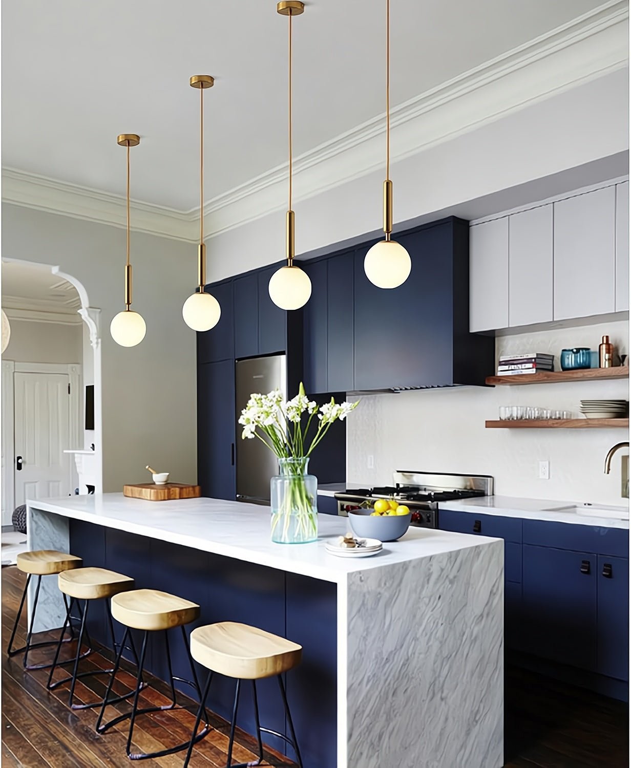Astral Nordic Pendant Light - goldenlumen