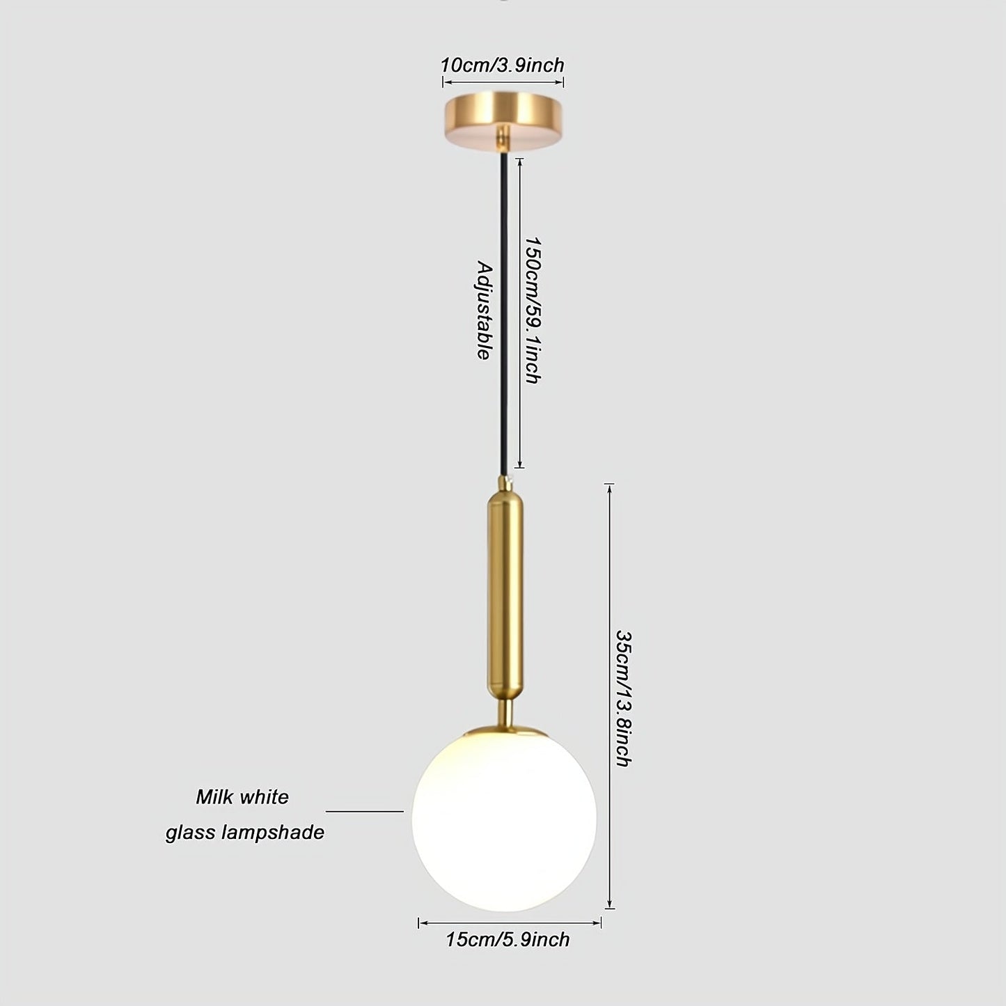 Astral Nordic Pendant Light - goldenlumen