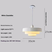 Chroma Arc Pendant Light – Modern Multi-Tone Layered Ceiling Lamp